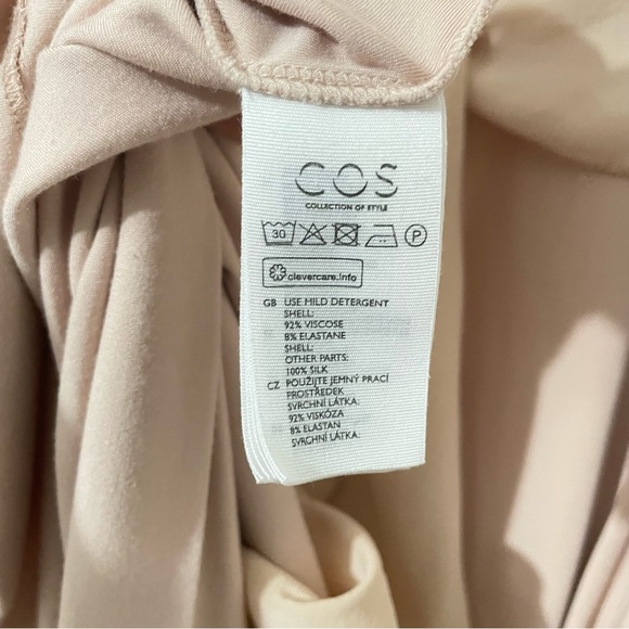 COS Pale Pink Midi Dress - Picture 5 of 5